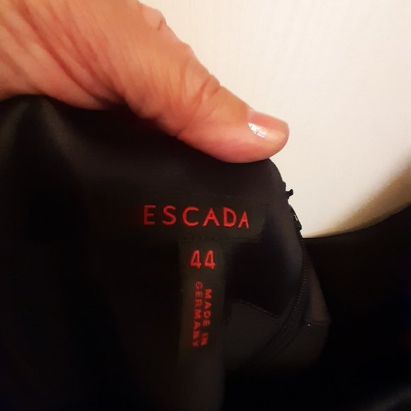 Escada Cocktail Silk Dress Plus Size - Picture 3 of 6